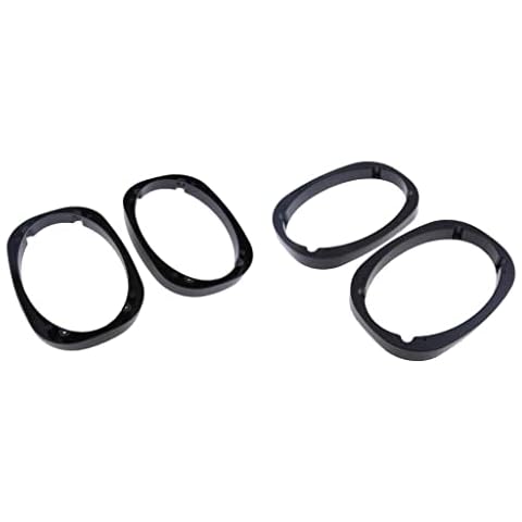 4x 6''x9'' Car Stereo Audio Speaker Spacer Ring Woofer Adapter Bracket Extender Cover
