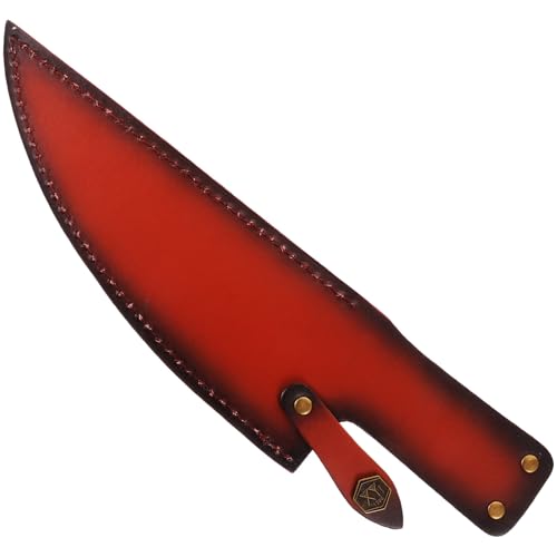 MUSISALY Funda Reutilizable para Cuchillos de Chef de Piel Resistente Protección Segura para Cuchillos de Cocina Profesionales Cubierta Reutilizable Antideslizante para Almacenamiento