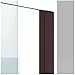 DreamLine Elegance-LS 34 - 36 in. W x 72 in. H Frameless Pivot Shower Door in Satin Black, SHDR-4334000-09