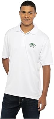 Vantage Apparel White Poly Polo, Utah Valley Wolverines, 4XL