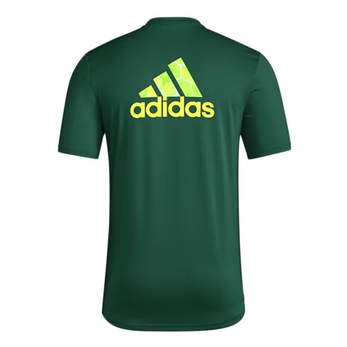 31fcfDi-FlL._SL500_ adidas Men's Short Sleeve Pre-Game T-Shirt, Dark Green/Portland Timbers, 3X-Large