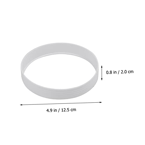 Besportble 2Pcs Green Accessories Golf Accesories Putting Green Hole Rings Hole Cup Ring Putters An Fittings Putting Cup Rings Plastic Ring Training Aid Accessories Grommet White Golf Putter #TOP7
