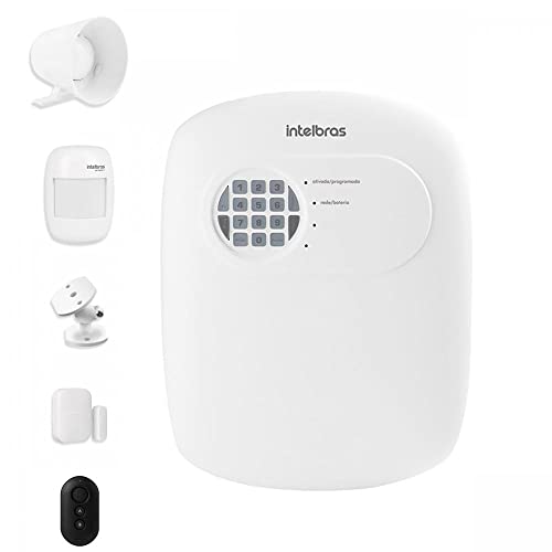Kit de Alarme Intelbras 02 Sensores com Discadora por Telefone fixo Sem Fio