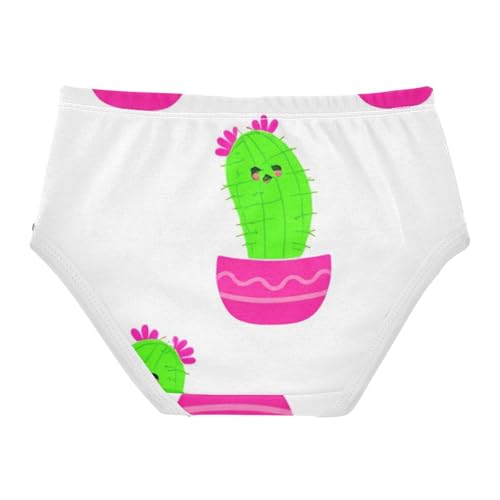 Cute Cacti Plants Funny Girl Panties Cute Girls Underwear Toddler Cotton Designer Kids Undies Briefs 2t2