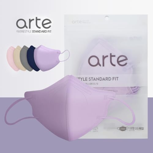 Homssem [25P Arte Korea Face Mask For Adults –2D Protective Health Face Mask For Dust And Smoke thumb #8