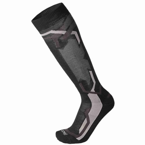 MICO CA 00232 Ski Medium Weight Warm Control, Socken Unisex Erwachsene, schwarz/anthrazit, 44-46