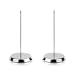 BCP 2pcs Silver Color Desk Straight Rod Paper Holder Spike Stick Receipts Check Bill Fork, 5-3/4inches