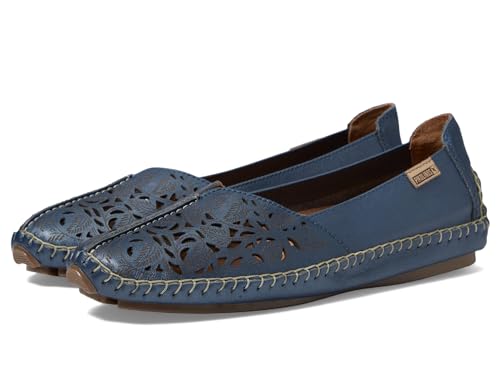 Image of PIKOLINOS Jerez 578-4976 Women's Slip-On Moccasins - Premium Calfskin Leather - Removable Cushioned Insole, Flexible Sole, Lightweight Everyday Comfort