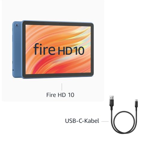 Fire HD 10-Tablet 2023 (Neueste Generation), für Entspannung optimiert, brillantes 10,1-Zoll-Full-HD-Display, Octa-Core-Prozessor… – Ansicht 6