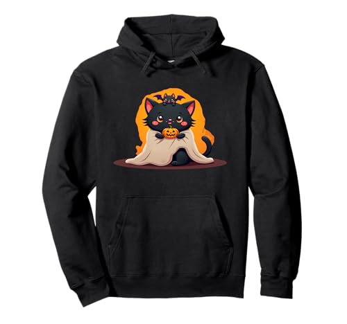 Cute Cat Halloween Pumpkin Spooky Cat Halloween �p�[�J�[