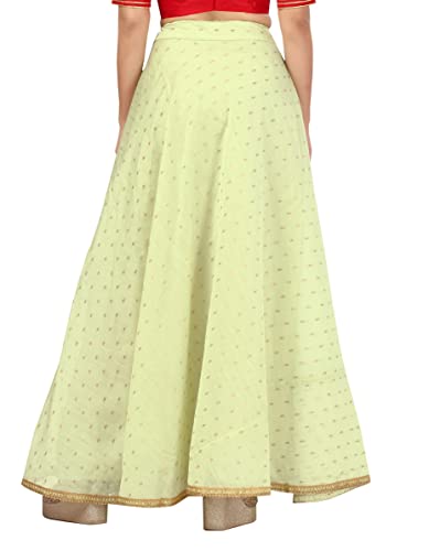 Image of Studio Shringaar Women's Polyester Maxi Skirt