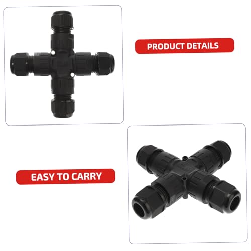 Connecteur étanche pour câbles Holibanna idéal pour éclairage de jardin - 4
