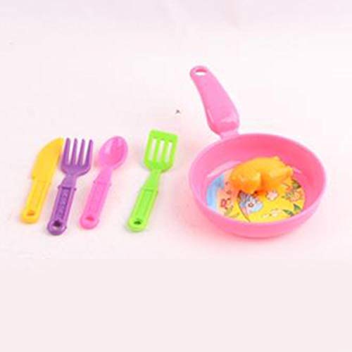 FHJZXDGHNXFGH-UK Kids Child Kitchen Pretend Play Toy Cooking Playset Mother And Baby Eductional Toy Tableware Toy with A Pan