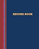 RECORD BOOK: Professional Factory Record and Account Notebook/College Ruled Notebook - 150 Pages (8\