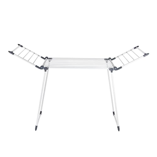 Delcasa XXL 175x108 Carbon steel Cloth Dryer DC3284 powder coated carbon steel cloth drying stand rack & Frame Sleek Design Wide Drying Space Strong Stand