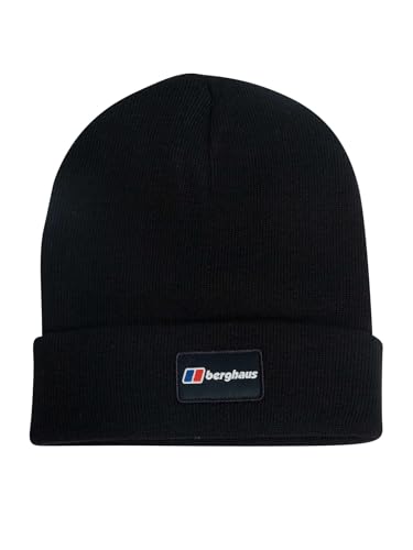 Berghaus Logo Recognition Unisex Adult Winter Outdoor Beanie Hat Black One Size