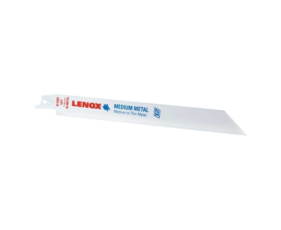 LENOX 20578818R Reciprocating Blade, 18T, 8