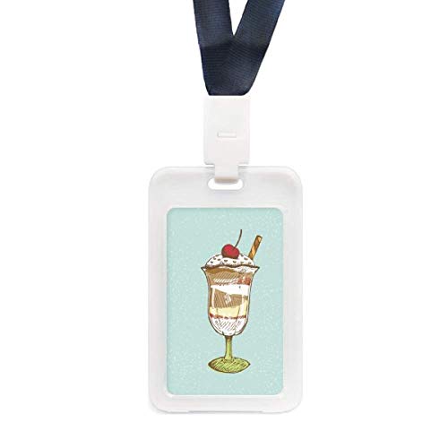 Étui transparent motif cerises pour carte lors de vos sorties