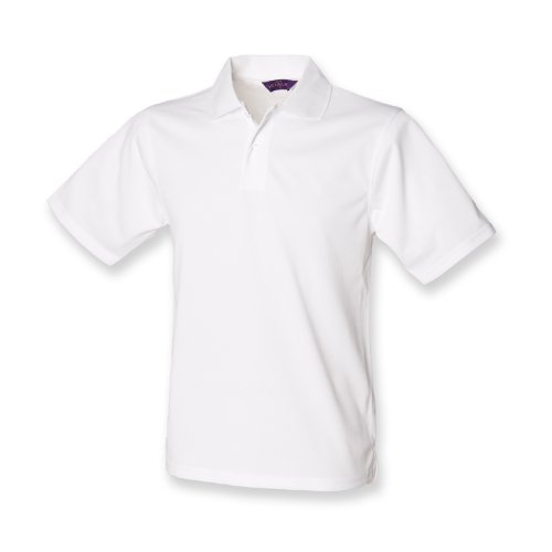 Henbury Coolplus® Polo Bianco M
