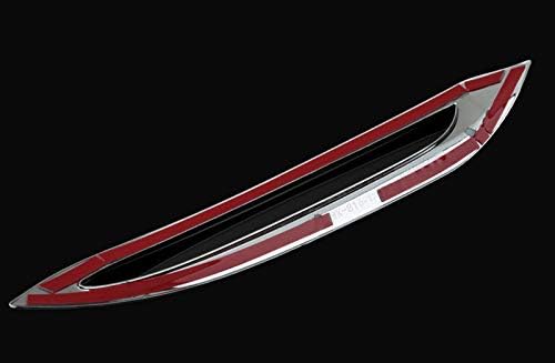 ABS Chrome Rear Fog Light Trim Cover 2pcs for Mercedes-Benz GLC X253 2015-2019