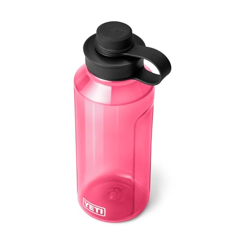 Image of YETI Yonder Water Bottle with Yonder Tether Cap, Lightweight, Leakproof and BPA-Free