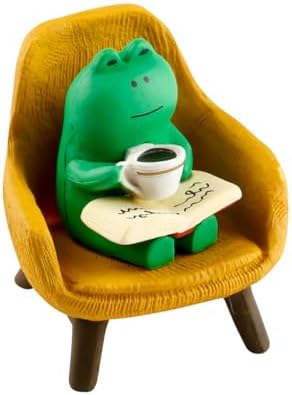 2PCS Mini Frog Ornament–DIY Desk Ornament for Display,Ideal for O...