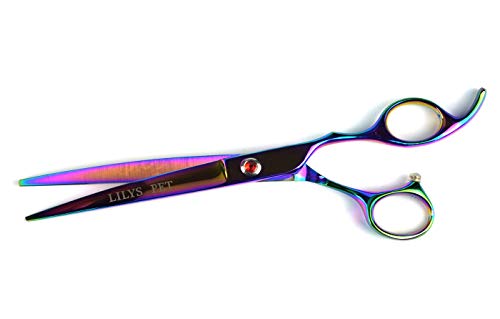 image for LILYS PET Professional PET DOG Grooming Coated Titanium scissors suit 