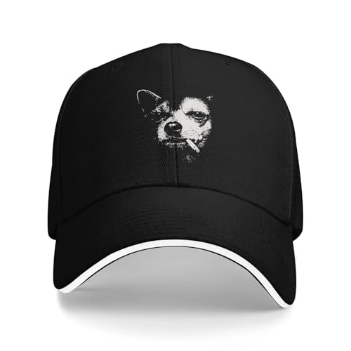 Casquette de baseball Chihuahua pour homme et femme style rétro trucker