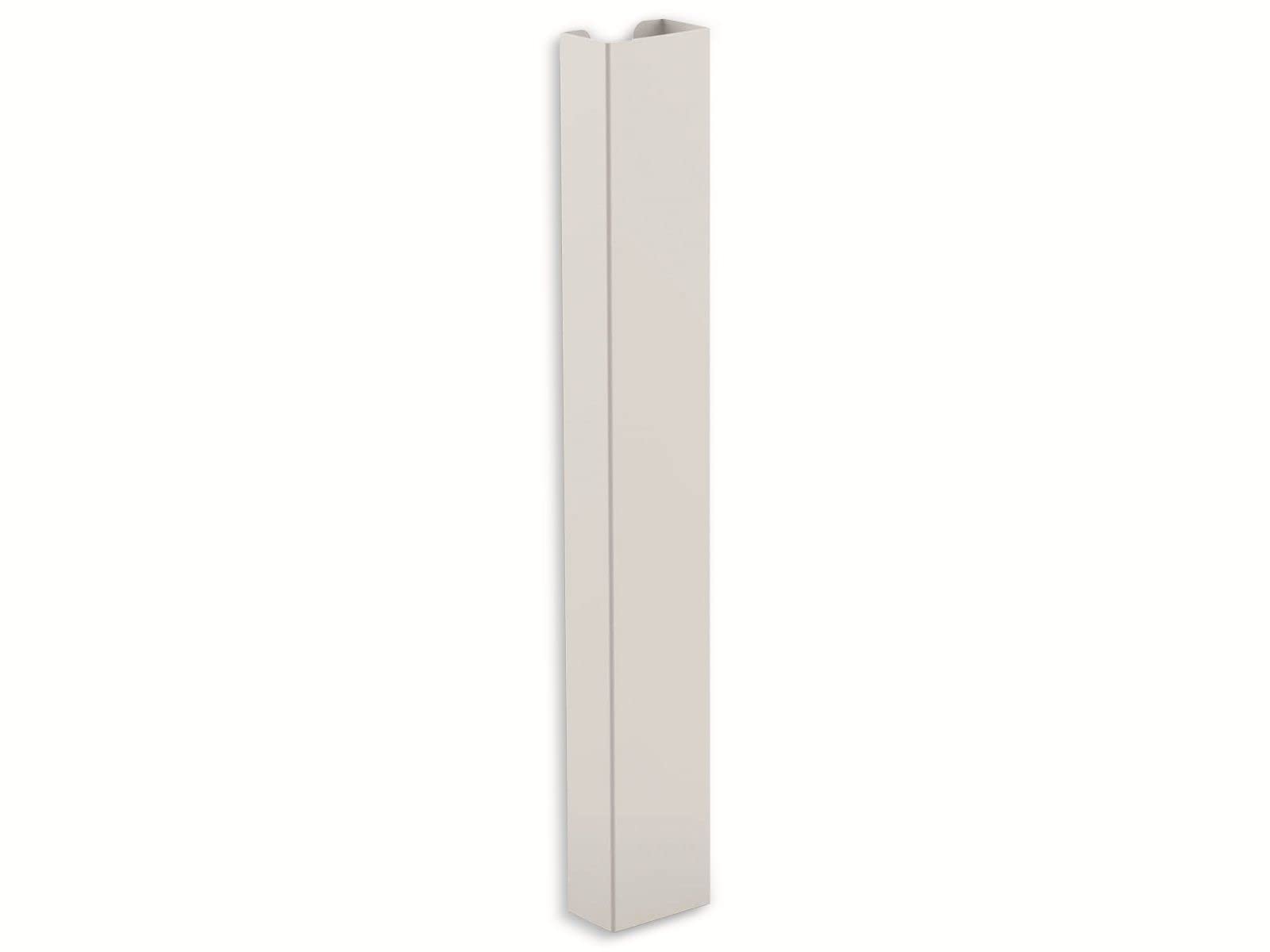 PureMounts ® cable duct for desks magnetic attachment, white, 30 cm