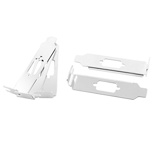 uxcell DB9 LPT Parallel Port Low Profile PCI Bracket Plate 5 PCS for Mini Case RS232