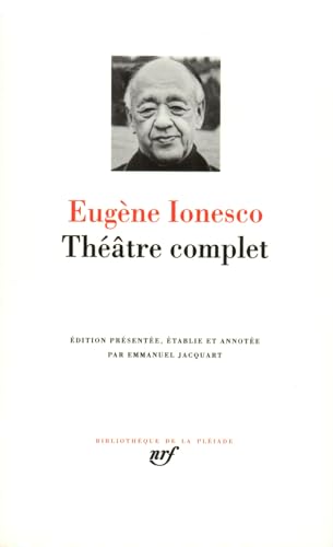 Ionesco : Thétre complet Ionesco, Eugène