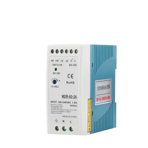 Switching power supply MDR 12V 60W AC-DC transformador carril DIN industrial