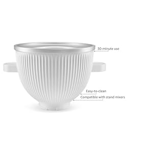 KitchenAid Ice Cream Maker Attachment Stand Mixer 2 Quart White