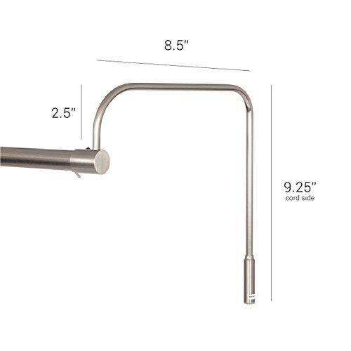 Cocoweb, Satin Nickel Sled16Sn Tru-Slim Led Picture Light, 16" #TOP4