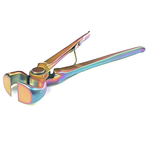 Rekhi International Farrier Hoof Nippers Rainbow Loaded Spring Horseshoe Trimmer Farrier Tools Pony Hoof Nippers Small Ferrier Tool Horse Nippera Herramientas Para Caballos 10 Inches thumb #6
