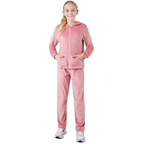 CityComfort Girls Velour Tracksuit Set Cover