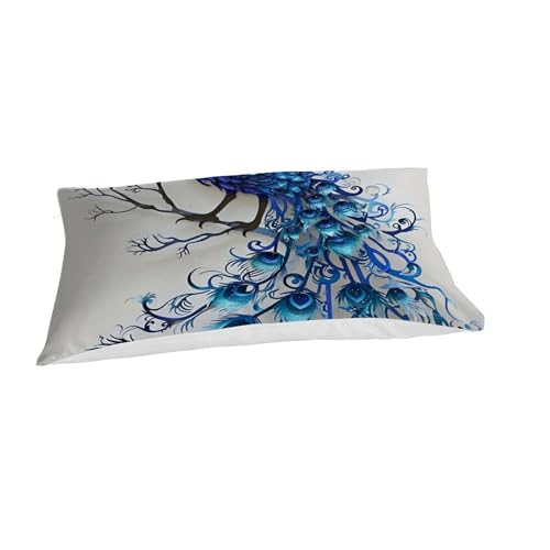 Housse de couette paon animal printed pour transformer l'ambiance d'une chambre adulte ou enfant - 7