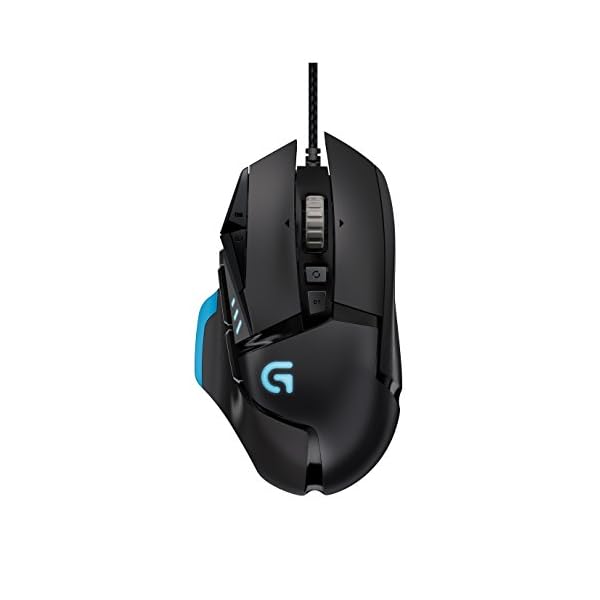 Logitech G502 Proteus Core - Ratón Gaming (Compatible con PC y Mac, con Cable USB), Negro