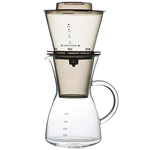 FAMYNGL Cold Brew Coffee Maker Moka Pot Iced Home Coffee Drip Iced Coffee Tools Drip Pot Set High Borosilicate Glass Filter Coffee Machine 700ML