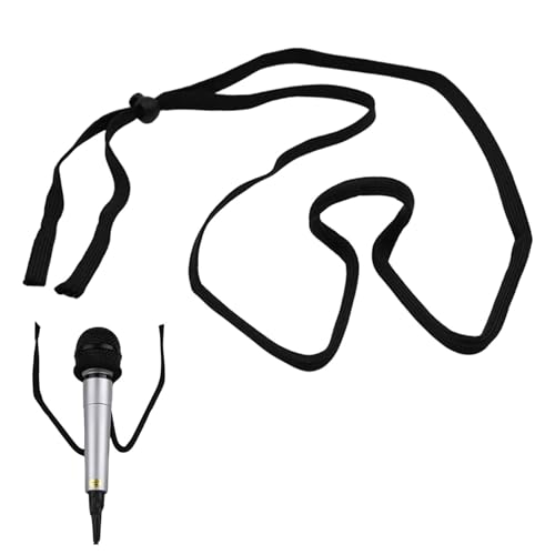 Dranng Supporto per microfono da collo, microfono a mani libere - Supporto per microfono a mani libere, per strumenti musicali, supporto per microfono per musicista, supporto -microfono