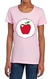 Popfunk Care Bears Smart Heart Bear Belly Women's T Shirt, Pink, 2X-Large