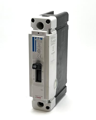 Eaton PDG21M0060TFFJ Power Defense Circuit Breaker 1-Pole 60A 600V 65kAIC Feed Thru