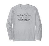 Definizione di Notriphobia Wanderlust Digital Nomad World Maglia a Manica