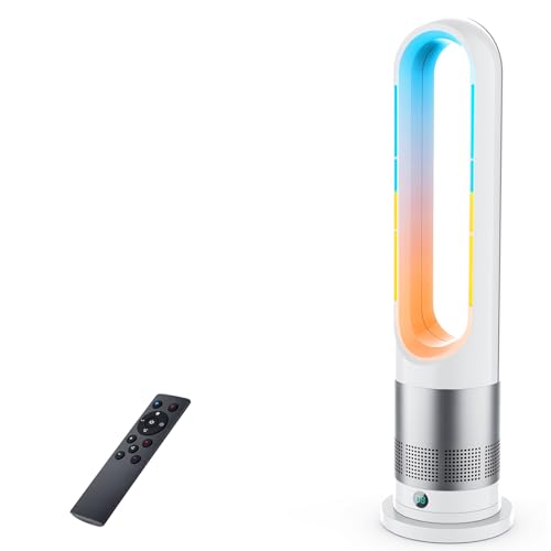 FUXNGZI セラミックヒーター【羽なし&1台で四季をまかなう!】 電気ファンヒーター 暖房器具 省エネ 電気ストーブ 40W/1100W 送風・暖風を満喫 2秒速暖暖房 3段暖風・8段送風 9H切タイマー 左右100°自動首振り 65°過熱保護 転倒オ