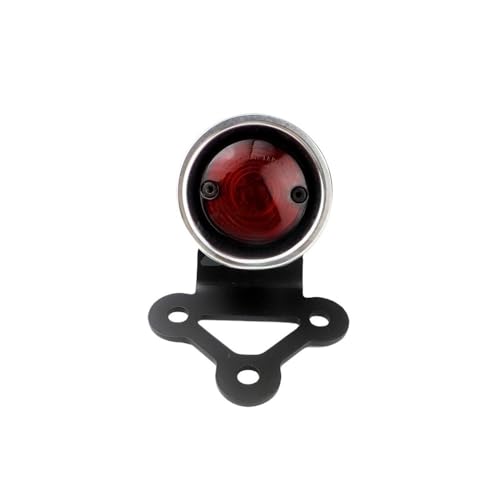 Feu de freinage moto vintage LED rouge pour customisation de garde-boue Bobber