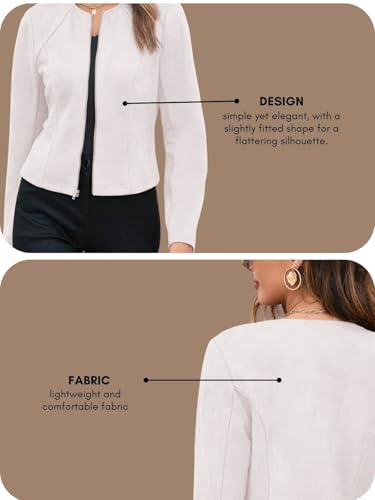 Image of GRECIILOOKS Women Poly Lycra Standard Length Oversized Jacket Korean Style Casual Outerwear | Streetwear Party Jacket with Trendy Loose Fit (Available in Plus Size)