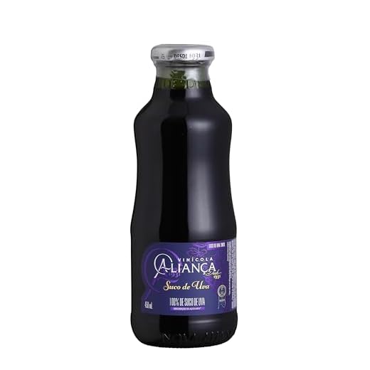 Suco de Uva Tinto Integral Alianca Cx 450 Ml