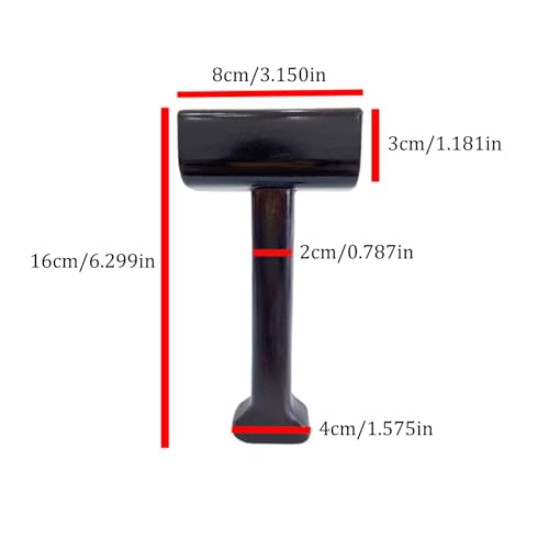 Set de martillo quiropráctico de madera, 3 piezas miniatura 5