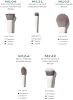 Morphe Portrait Mode Set de Brochas 5 piezas - Profesionales para Base, Correcto, Polvo, Bronceador - Kit para Aplicación Suave y Sin Rayas (5 unidades) 3