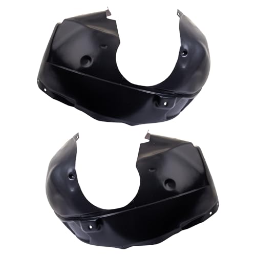 Image of TRQ Front Inner Fender Liner Set Compatible with 2010-2016 Cadillac SRX GM1248225 GM1249225